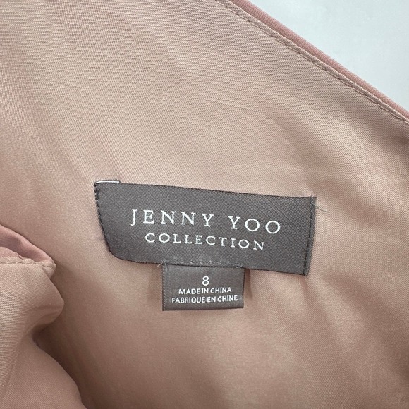 Jenny Yoo Bridesmaid Dress Off the shoulders maxi dress Size 8 Pink - Picture 4 of 6